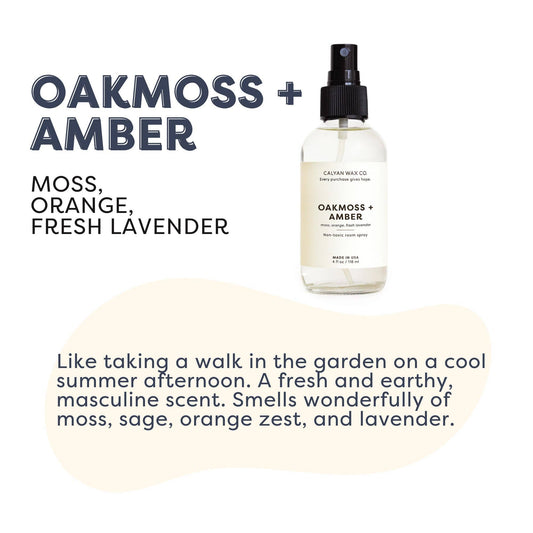 Oakmoss + Amber Room Spray