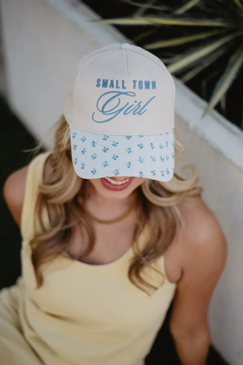 Small Town Girl Trucker Vintage Hat