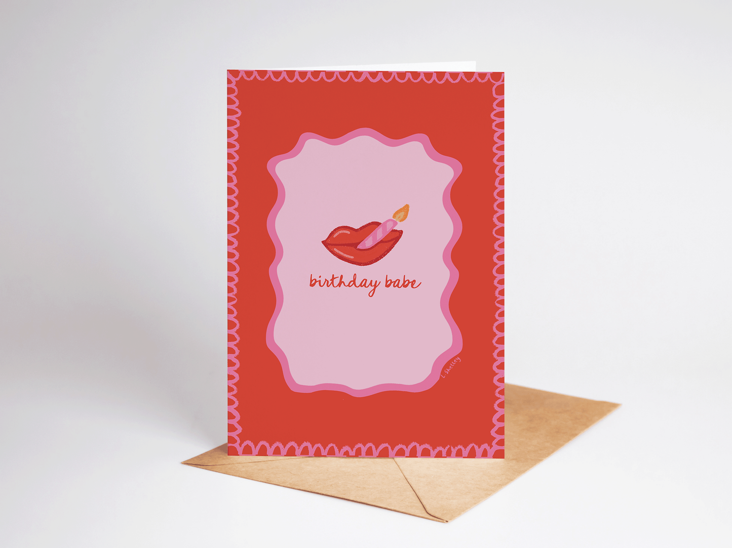 "Birthday Babe" Greeting Card