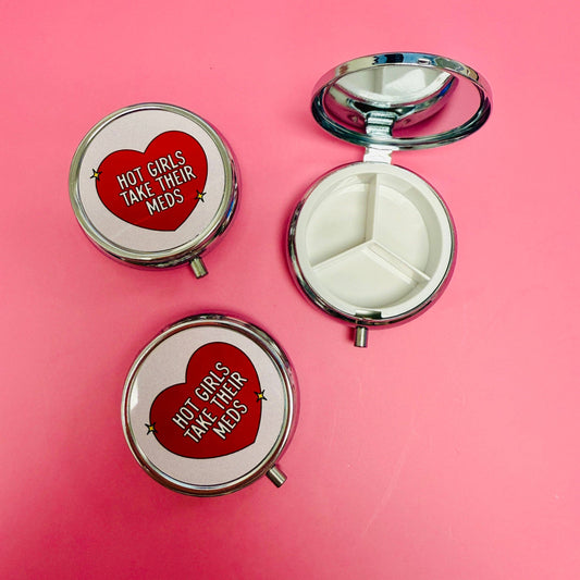 Purse Pill Box, Hot Girls Take Their Meds