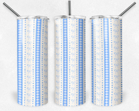 Tumbler, Blue Bow
