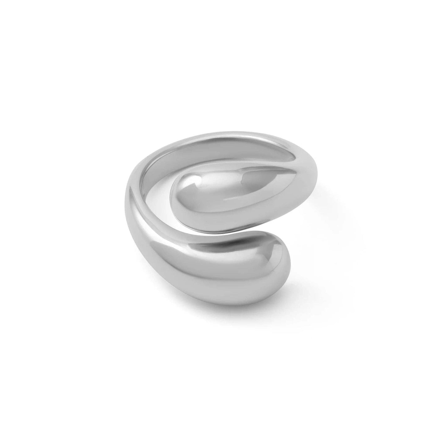 Large Duo Drop Ring