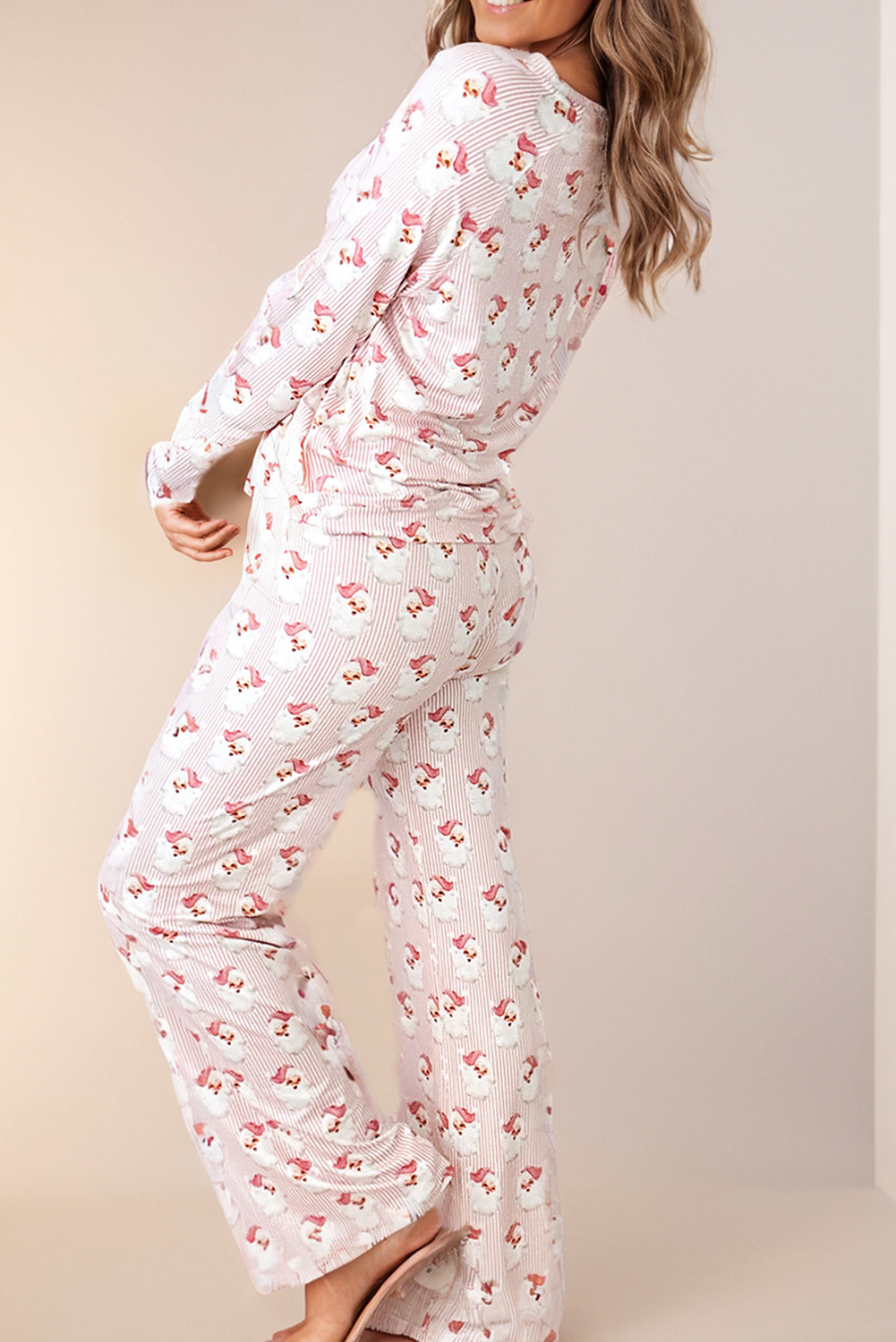 Santa Claus Striped Lounge Set