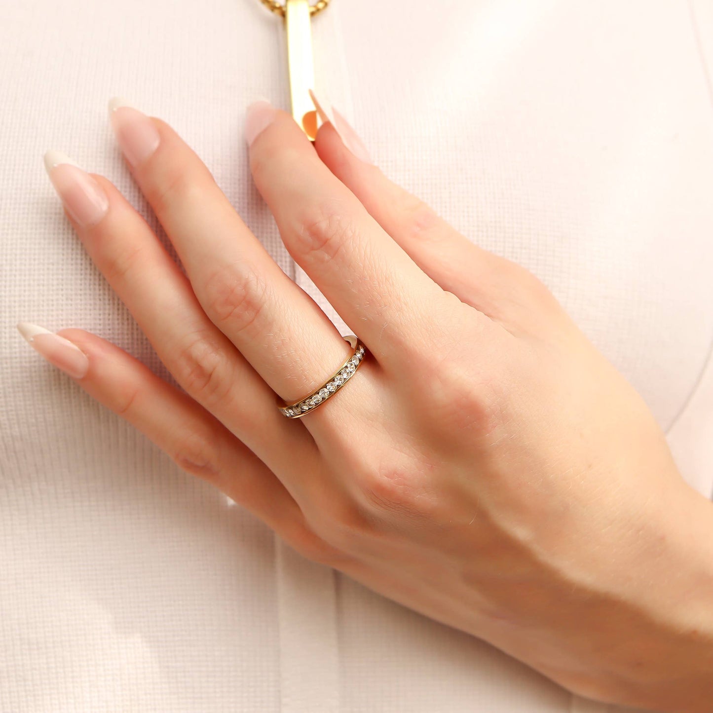 18K Gold Eternity Ring