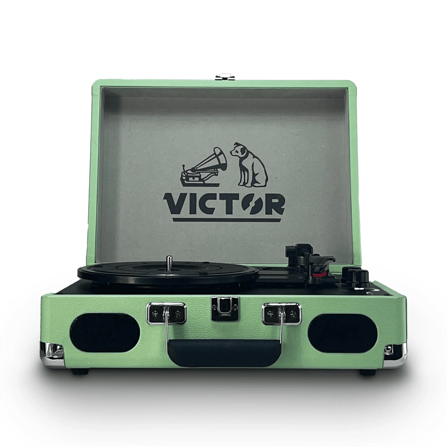 Retro Victor Metro Plus Portable Dual Bluetooth Suitcase Turntable