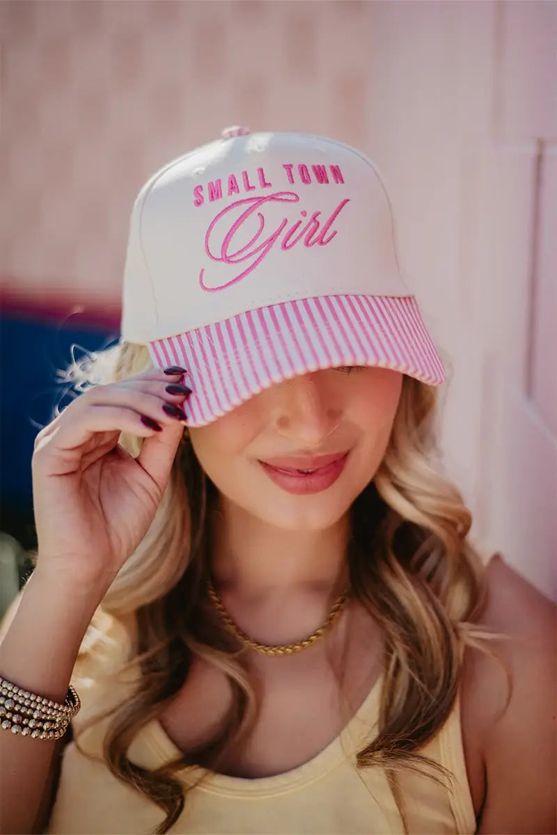 Small Town Girl Trucker Vintage Hat