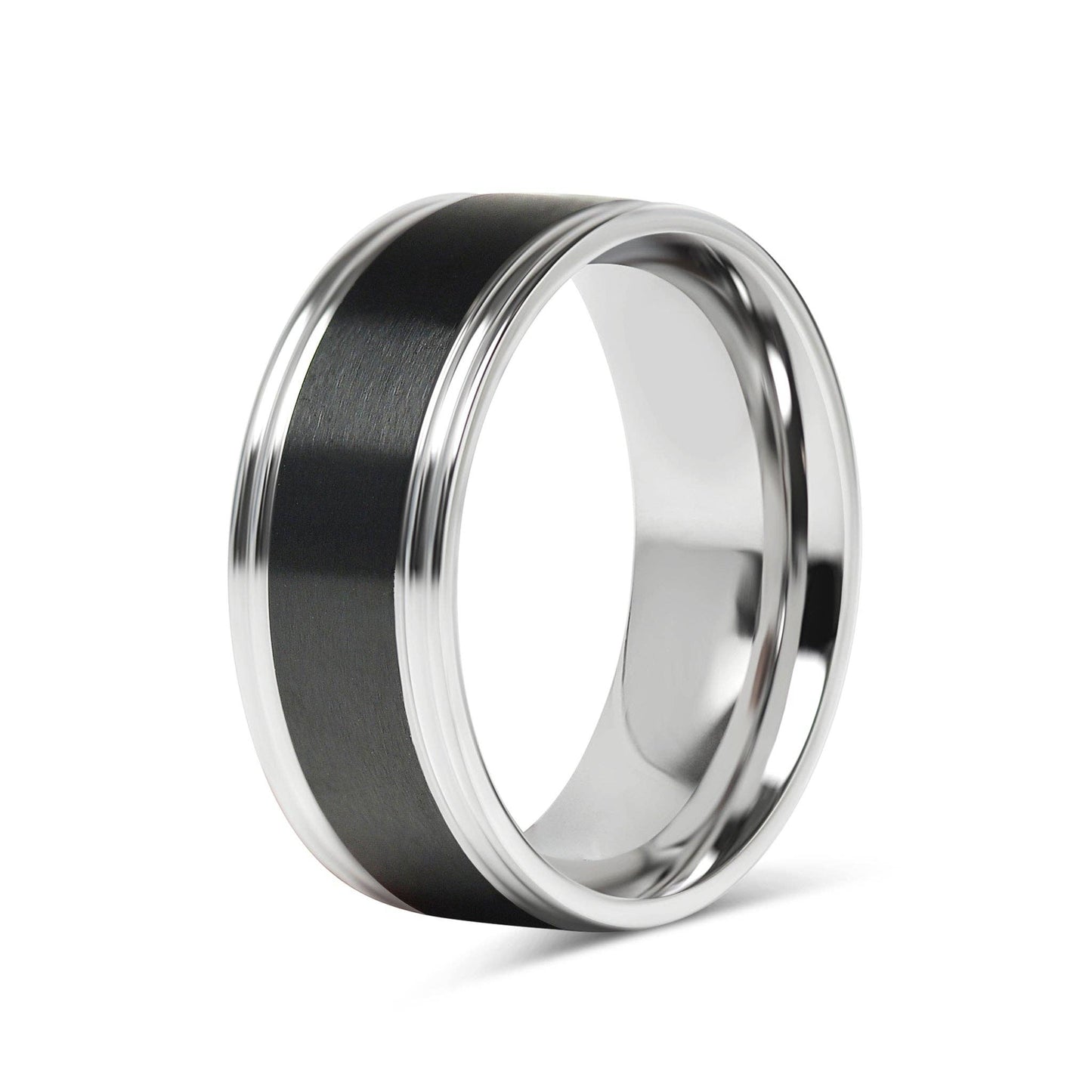 Black Stainless Steel Ring