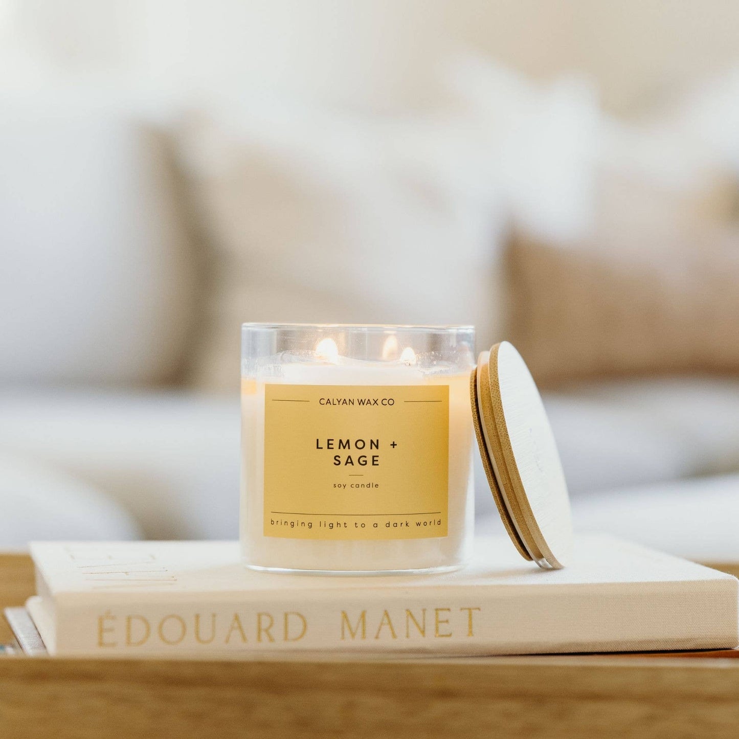 Lemon + Sage - Soy Candle