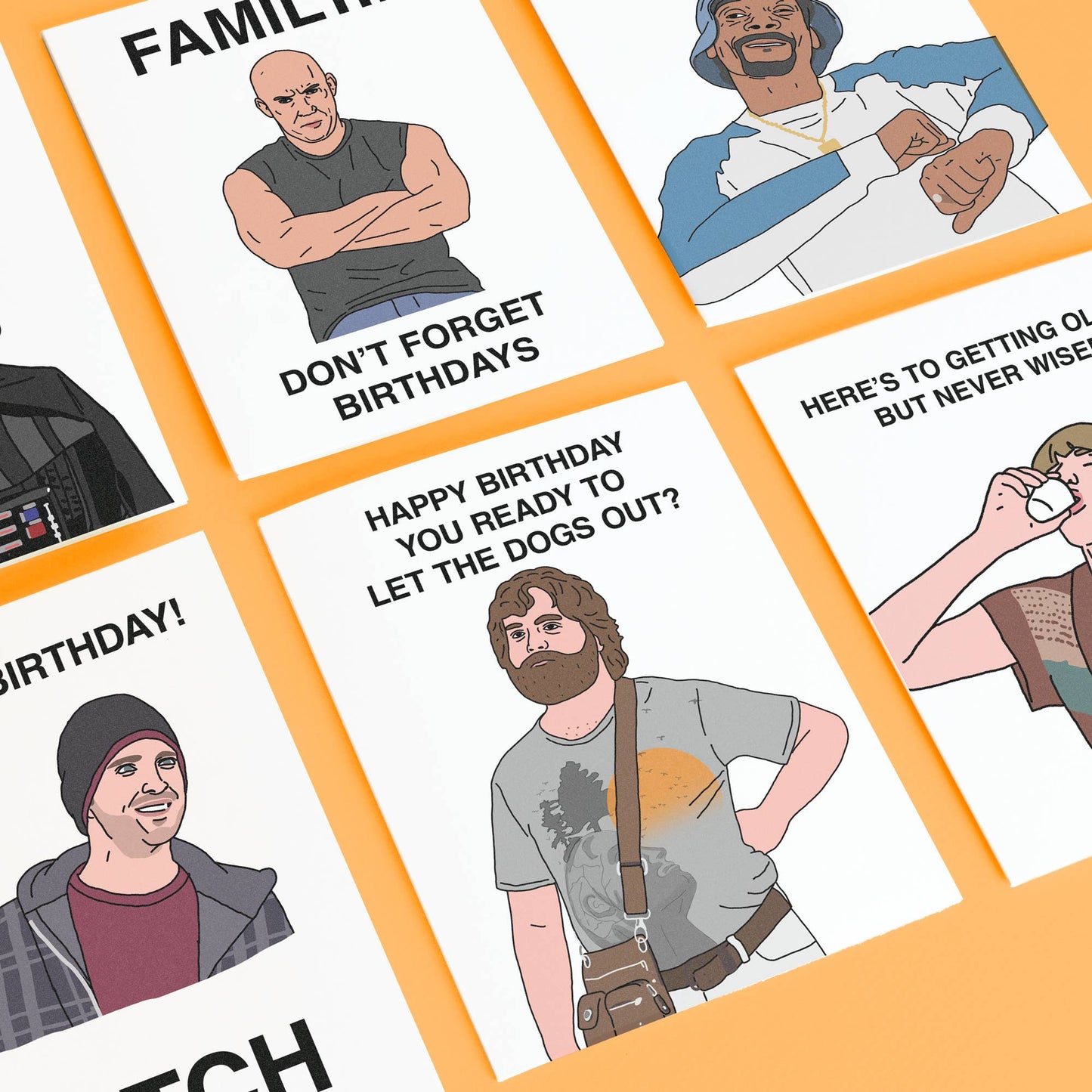 The Hangover "Let the Dogs Out" Birthday Card