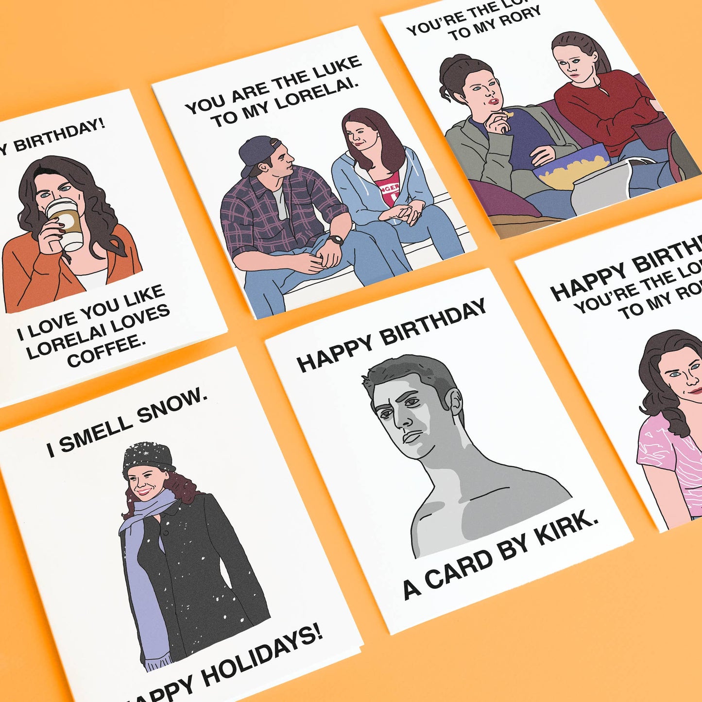 Rory Gilmore Happy Birthday Greeting Card