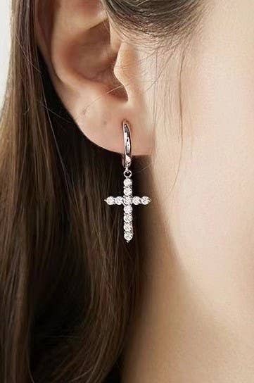 18K STAINLESS STEEL WATERPROOF TARNISH FREE HOOPS