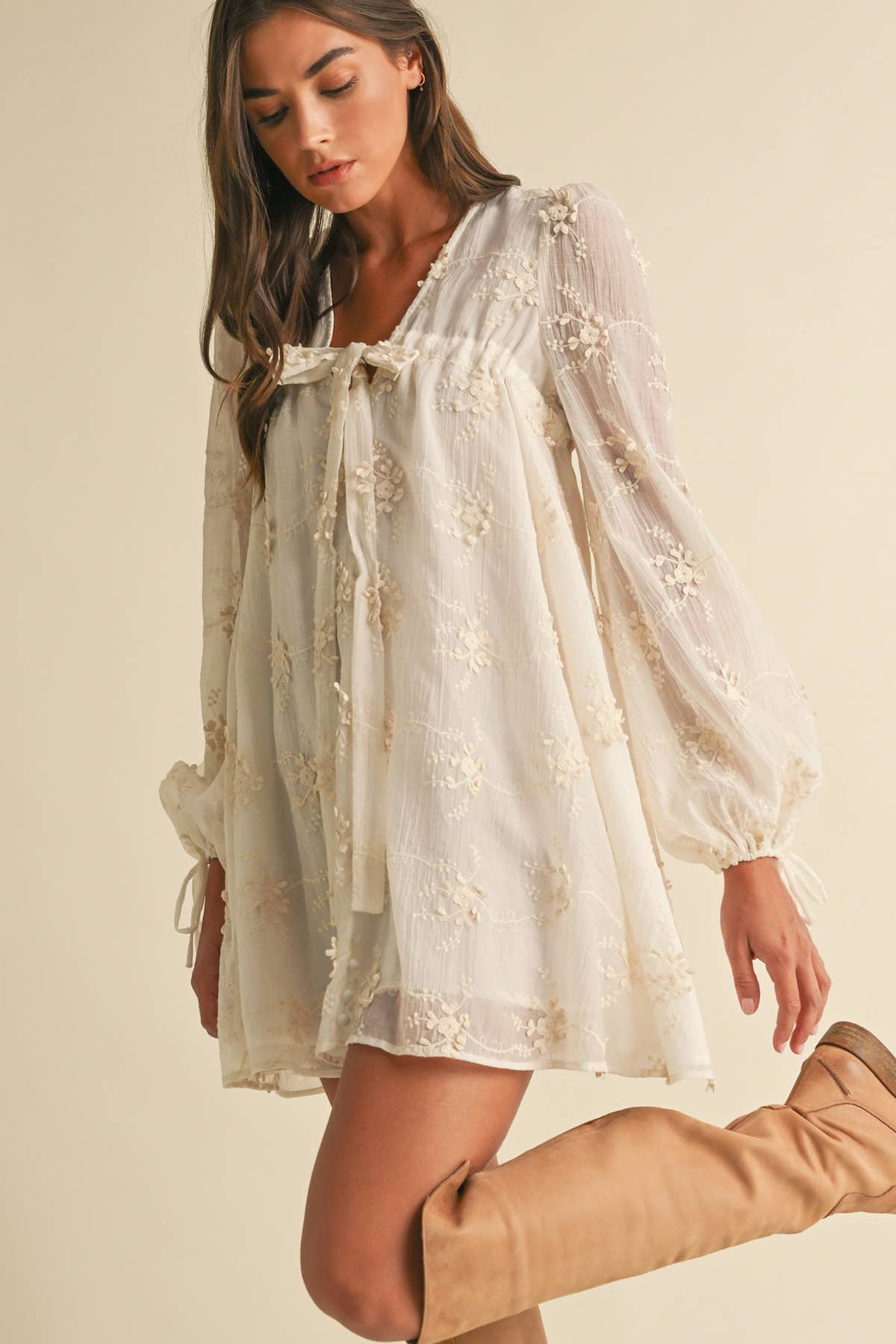 Long Sleeve Mini Dress
