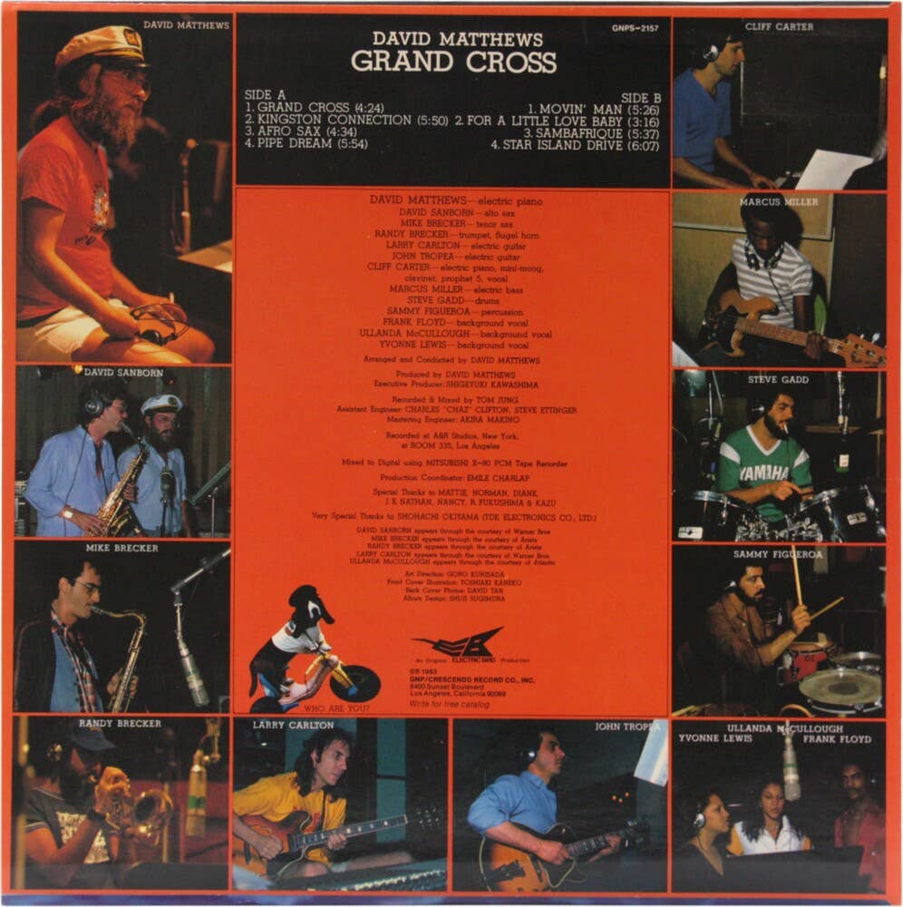 12" Vinyl LP Record - David Matthews - Grand Cross Jazz Funk