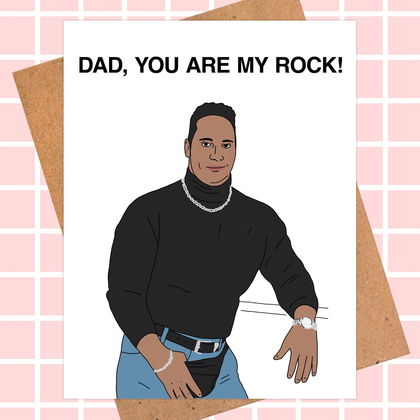 The Rock Card For Dad