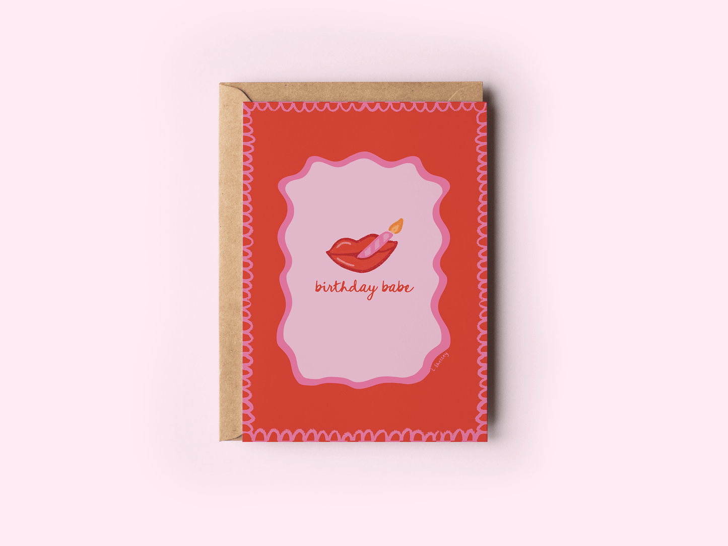 "Birthday Babe" Greeting Card